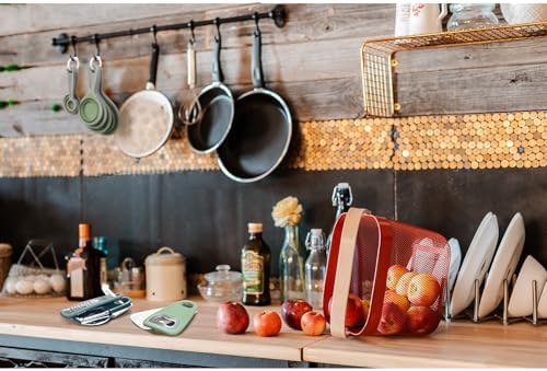 Kitchen Gadgets Set 13 Piece, Space Saving, RV Essentials, Green - Image 7