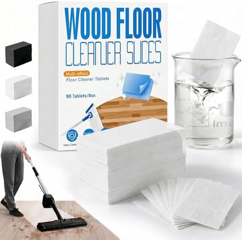 30-Pieces Multi-Effect Floor Cleaning Sheets, 2026 New Floor Cleaning Tablets Sheets, Portable Multi-effect Soluble Floor Cleaner Sheet, for Mopping for Laminate Floors, Wall (2PCS, 30PCS) by Unknown