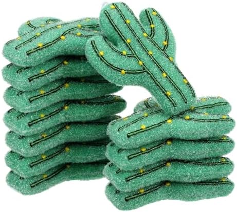 12 Pcs Cactus Sponge Dish Scrubber Dual Sided Non Scratch Dish Washing Scrubbers Reusable Household Cleaning Kitchen Tools for Dishwashing Washing Dishes Cookware Tubs Sinks by Acellegic