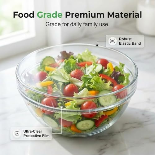 Disposable Stretch Food Covers for Bowls Reusable Fresh Keeping Bags (X100) - Image 3