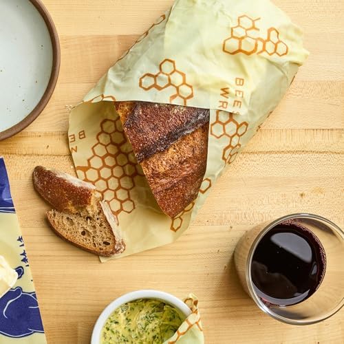 Bee's Wrap Beeswax Bread Wrap - Honeycomb - Image 2