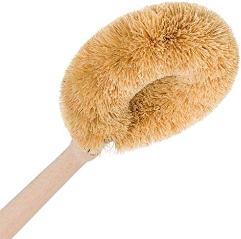 Redecker Dish Brush, Coconut Fiber – Long Handle Scrub Brush for Heavy Cleaning, Made in Germany - Image 2