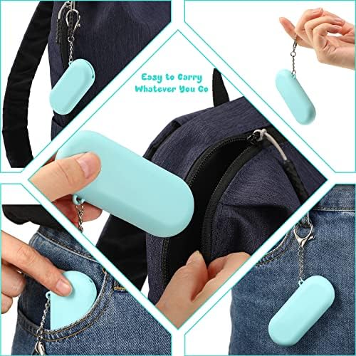 Meanplan 4 Sets Reusable Straws Travel Case Brush Silicone,Classic Color - Image 4