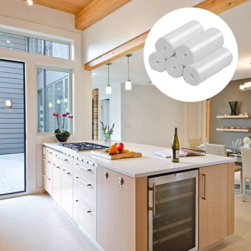 8 Gallon Compostable Trash Bags Inwaysin Tall Kitchen Garbage Bags Recycling Unscented Strong Wastebasket Bin Liners Medium Trash Can Liners for Bathroom,Bedroom,Office,Car (White) - Image 5