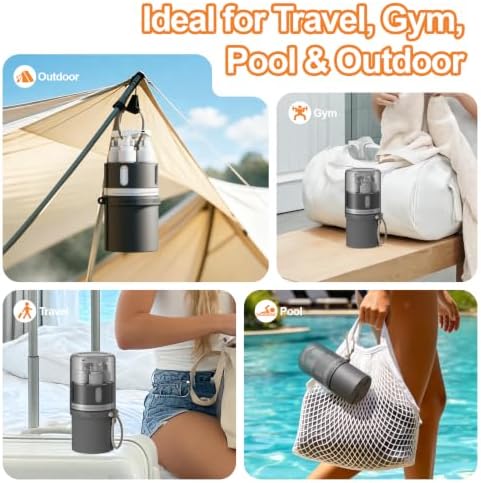 YOTIME 4 in 1 Travel Dispenser Bottle, Refillable Toiletries Container Set - Image 6