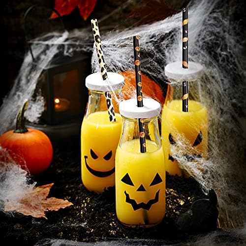 JANYUN 40 Pieces Halloween Reusable Straws BPA Free - Image 6