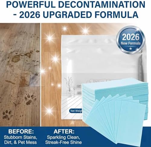 100 Piece Floor Cleaning Tablets Multi-surface Cleaner, 2026 Upgraded Floor Cleaning Solution Tablets, Effervescent for Hardwood, Laminate, Wall Tiles(Yellow,2PCS) - Image 4