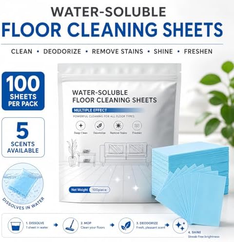 Multi-Surface Floor Cleaning Tablets – Concentrated Dissolvable Cleaner for Hardwood, Tile, Laminate & More – Heavy Duty Deodorizing, Streak-Free Shine – No Harsh Chemicals (200pcs, Osmanthus) - Image 3