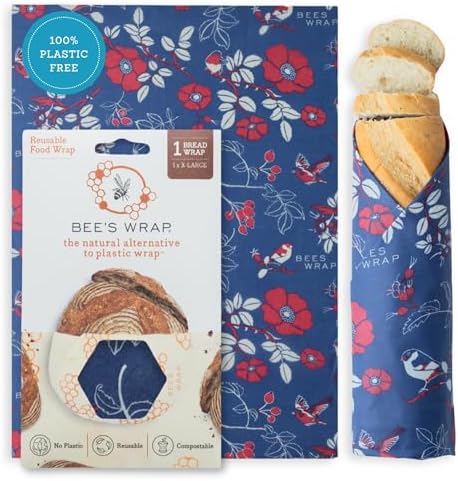 Bee's Wrap Beeswax Bread Wrap - Botanical by BeesWrap