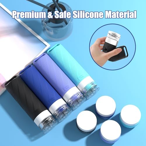 Travel Toiletry Containers 26Pcs Silicone Leakproof TSA Approved Set - Image 4