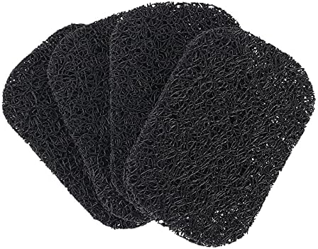 15 Piece Soap Savers Pads - Black BPA Free Holder for Bar Soap, Non-Slip Self Draining Dish Lift for Shower, Kitchen, Bathroom - Tray Bulk Accessories - Image 4