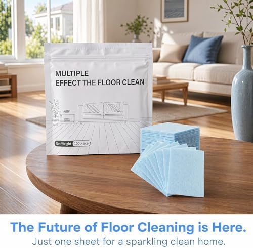 100 Piece Floor Cleaning Tablets, Multi-Surface Cleaner, Water Soluble Floor Cleaner for for Hardwood, Tile, Laminate Floors, Home Cleaning for Kitchen, Bathroom & Living Room - Image 6