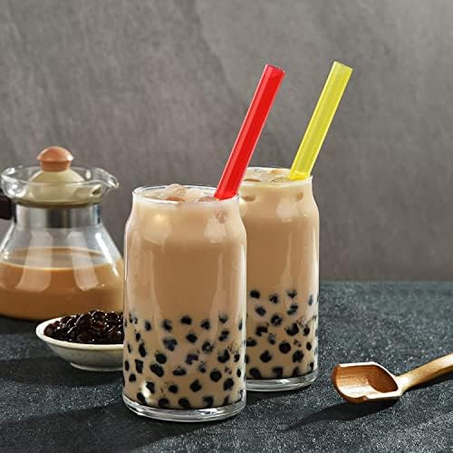 ALINK 12 Pcs Reusable Boba Straws, 13-inch Extra Long Wide Smoothie Straws - Image 6