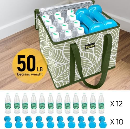 BALEINE 1PK Insulated Reusable Grocery Bag, Heavy Duty Shopping Tote - Image 6