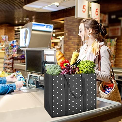 14 Pack Reusable Grocery Bags Waterproof Tote Bags for Shopping Groceries - Image 2