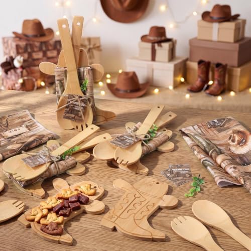 Geelin 31 Pcs Westen Gift Set Boot Kitchen, Cutting Board Towels - Image 4