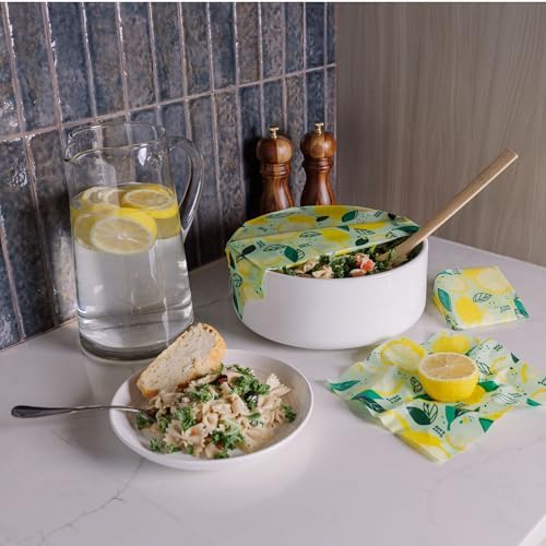Bee's Wrap Beeswax Food Wraps, 3 Pack Assorted - Fresh Squeeze - Image 4