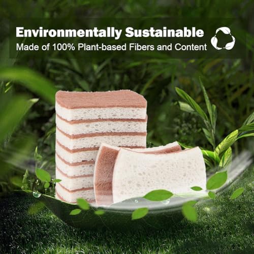 Orighty Non-Scratch Scrub Sponge, 24-Pack Sponges Kitchen Cleaning Sponges - Image 3
