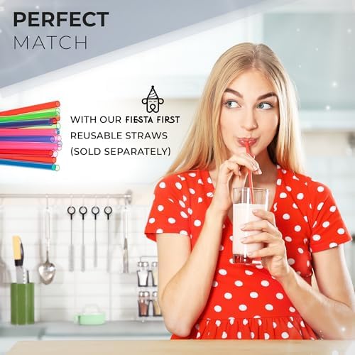 Buenalife Heavy Duty Cleaning Brushes Set of 4 - Extra Long Straw Cleaners for Metal and Plastic Reusable Drinking Straws, to Clean Small Spaces, Sippy Cups, Water Bottles - Sturdy Hard Brush Bristles - Image 6