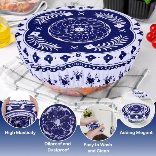 5Pcs Bowl Covers Reusable,Cloth Bowl Cover for Bread Proofing - Food Cover - Image 6
