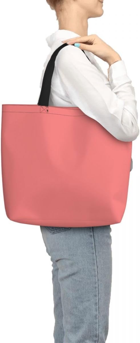 Custom Large Black Tote Bag With Pocket Extra Large Reusable Grocery Bags