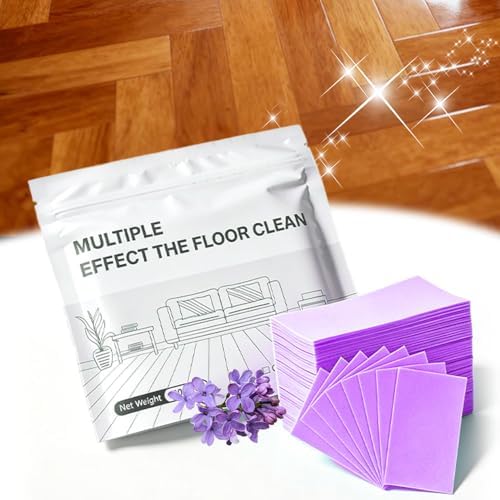 100 Pcs Floor Cleaning Tablets Multi-Surface Cleaner, 2026 New Floor Cleaning Solution Tablets, Dissolvable Pre-Measured Deep Cleaning Cleaning Solution, for Tile and Vinyl Floors (Purple, 100pcs) by Unknown