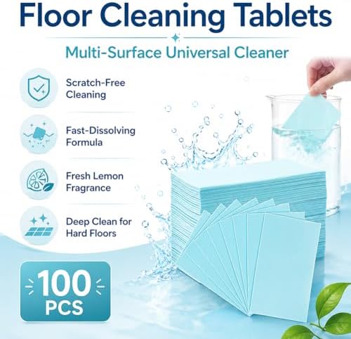 Variety of Scents Multiple Effect the Floor Cleans, 2026 Upgraded Floor Cleaning Solution Tablets, Dissolvable Pre-Measured Deep Cleaning Cleaning Solution (A, 300Pcs) - Image 2