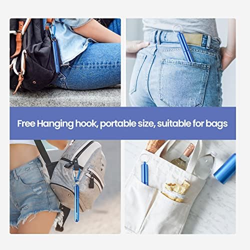 Ecoangel Cruise Ship Essentials, Reusable Metal Straws (4 Pack) - Image 6