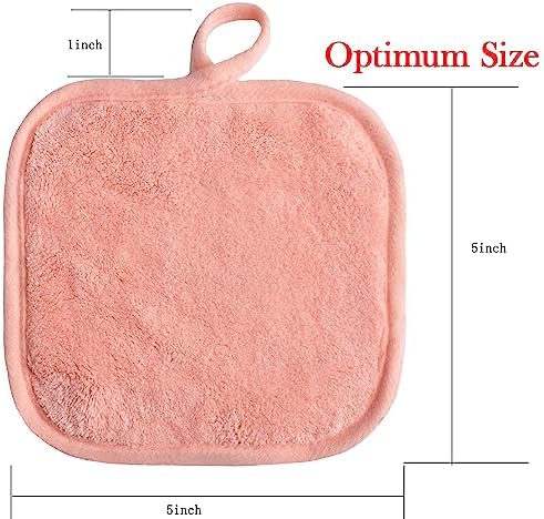 Makeup Remover Cloths Face Pads Reusable Microfiber Facial Cleansing Cloths - Image 6