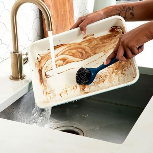 Full Circle Clean Ocean, Heavy Duty Dish Brush, Perfect for Cast Iron - Image 4