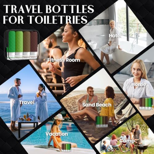 Silevoler Travel Bottles for Toiletries, TSA-Approved Travel Size Container - Image 7