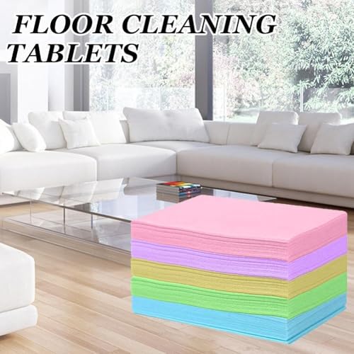 30-Pack Multi-Surface Floor Cleaning Tablets, Water Soluble Cleaner Sheets for Mopping Hardwood, Laminate, Tile, Marble, Concentrated Floor Cleaning Solution for Kitchen, Bathroom, Home Use (Pink) - Image 3