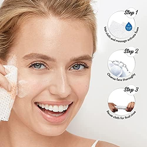 Olay Daily Facial Cleansing Cloths for a Deeply Purifying Clean, Makeup Remover, 33 Count (Pack of 3) - Image 7