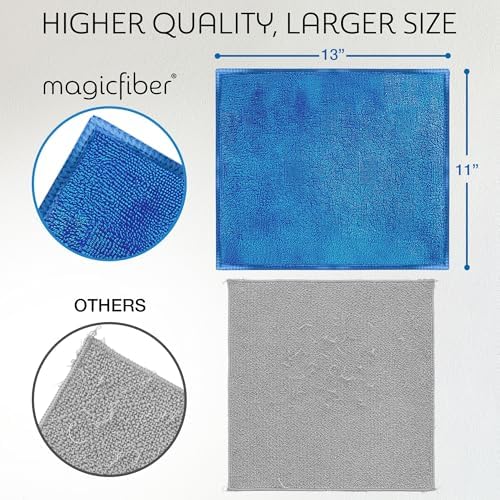 MagicFiber Microfiber Cleaning Cloth, Rags & Dish Towels, 12pk, Large 13x11 - Image 3