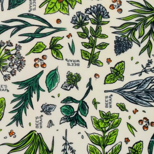 Bee's Wrap Beeswax Bread Wrap - Herb Garden - Image 3
