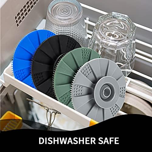 Silicone Dish Scrubber, Non-Scratch Scrub Spong for Washing Dish, Pot, Pan - Image 5
