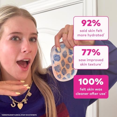 The Original MakeUp Eraser 7-Day Set, Erase All Makeup with Just Water, Including Waterproof Mascara, Eyeliner, Foundation, Lipstick, Sunscreen, and More! Seashells, 7ct. - Image 5