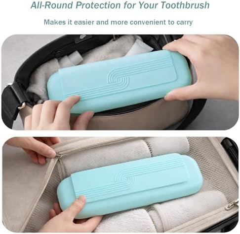 Silicone Toothbrush Travel Case, Extra Large Toothbrush Case for Traveling - Image 3