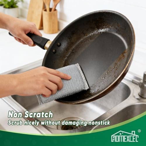 HOMEXCEL All-Purpose Sponge Pads 12PK, Non-Scratch Dish Sponges for Kitchen - Image 3
