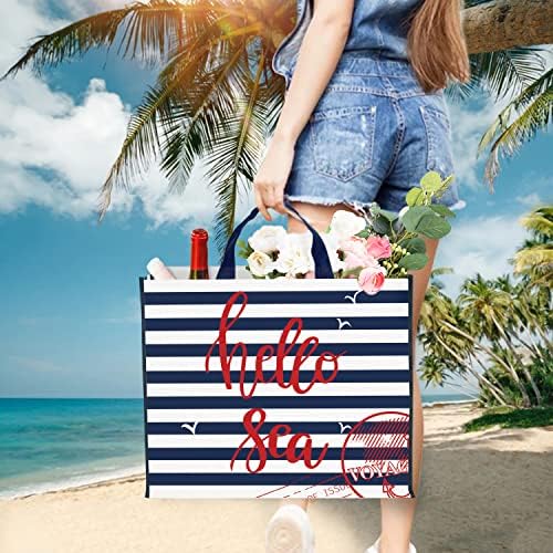 NymphFable Shopping Bags, 6 Pack Mixed Reusable Grocery Tote Bags 50LBS - Image 6