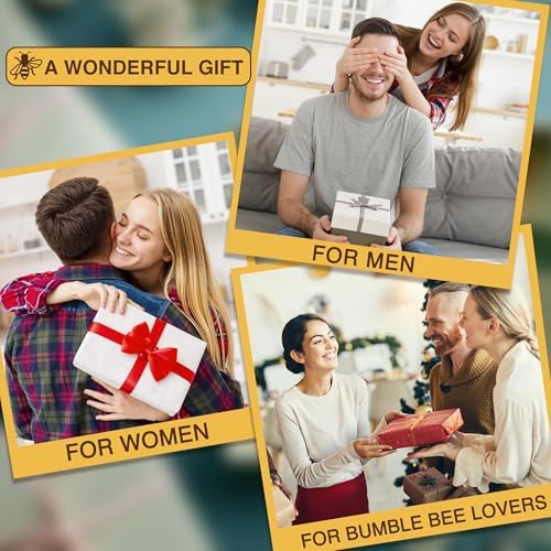 Bee Gifts for Women,8pcs Kitchen Utensils Set with Apron Oven Mitt Pot Holder - Unique Bee Bamboo Wooden Cooking Spoons Set,House Warming,Easter,Birthday - Image 6