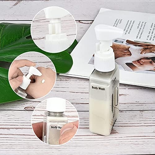 Bpluma Travel Bottles, Leak Proof Containers For Toiletries TSA Approved Airplane Accessories Kits For Liquid With Labels - Image 3
