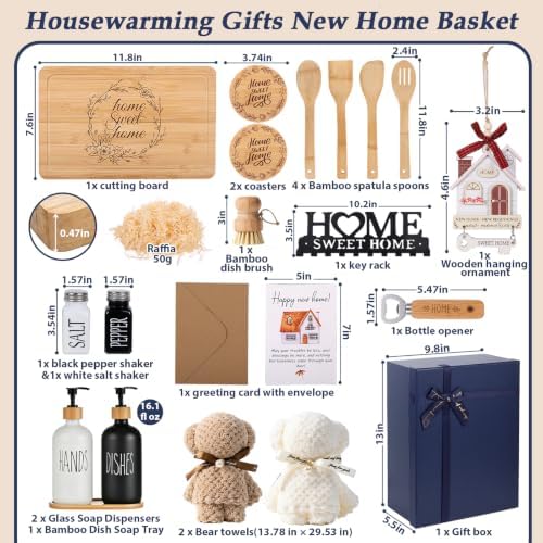 21 Pcs House Warming Gift New Home for Men Women, Closing Gift for Client - Image 2