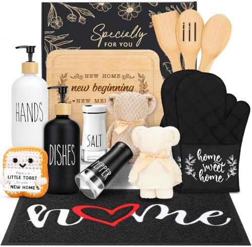 House Warming Gifts New Home Gift Ideas Cozy Housewarming Gift New Apartment Best Closing Gifts for Home Buyers Welcome House Presents Basket for Homeowner Women Men Couple Cool First Homes Must Haves by Unknown