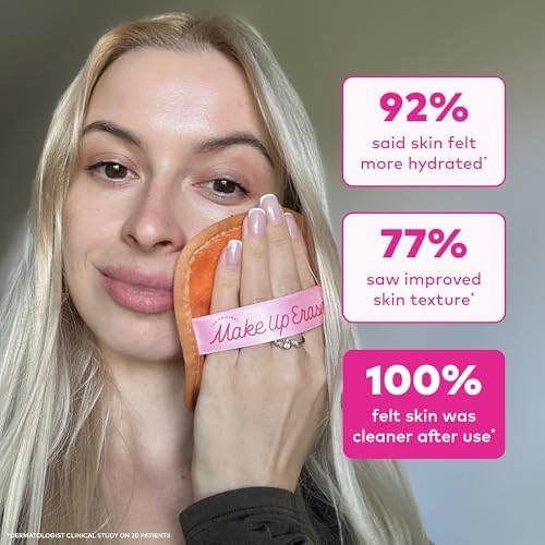 The Original MakeUp Eraser 7-Day Set, Erase All Makeup with Just Water, Including Waterproof Mascara, Eyeliner, Foundation, Lipstick, Sunscreen, and More! Farmers Market 7ct - Image 5