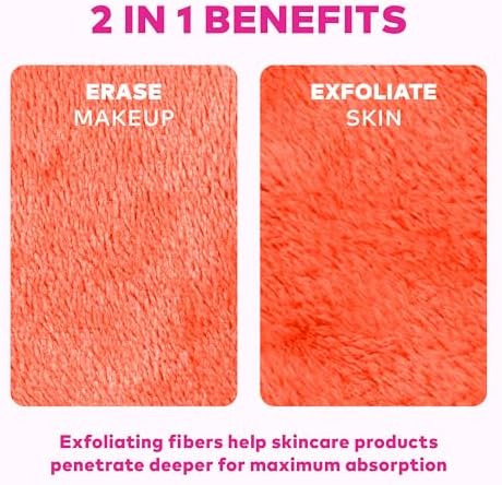 The Original MakeUp Eraser 7-Day Set, Erase All Makeup with Just Water, Including Waterproof Mascara, Eyeliner, Foundation, Lipstick, Sunscreen, and More! Spritz Please 7ct - Image 6