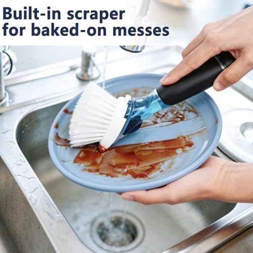 Dish Brush Refill Head 4 Pack Compatible with OXO Dish Brush Head - Image 3