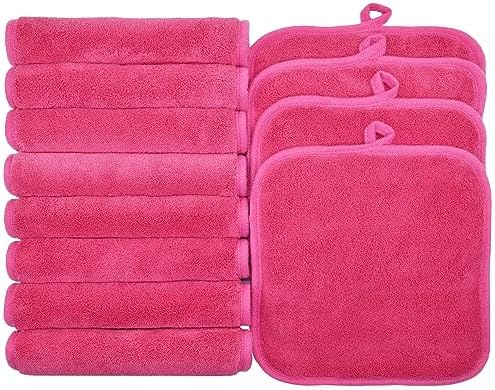Makeup Remover Cloths Face Pads Reusable Microfiber Facial Cleansing Cloths by BloomSesame