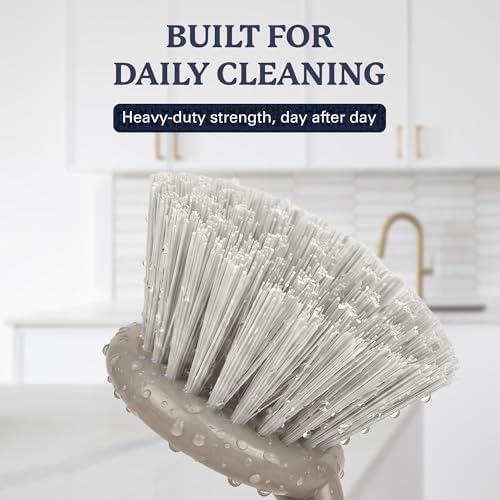 Farberware Dish Brush with Handle, 2 Pack, Firm Bristles - Image 2