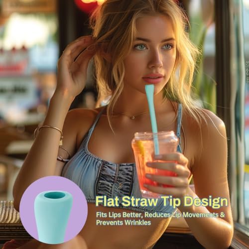 NiHome 6PCS Silicone Anti-Wrinkle Straws Fit for Stanley 40oz 30oz Tumblers - Image 7